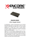ENCORE ENHGS-500X2 network switch