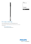 Philips Telescopic Tube for vacuum cleaner CRP780