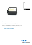 Philips Rechargeable Li-on battery CRP777