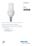 Philips Master Genie Stick energy saving bulb 872790090317100