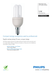 Philips Master Genie Stick energy saving bulb 872790090351500