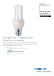 Philips Genie Stick energy saving bulb 871016321459710