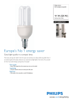 Philips Genie Stick energy saving bulb 871150080257610