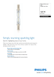 Philips EcoHalo Linear lamps Halogen linear lamp 872790092096300