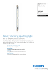 Philips EcoHalo Linear lamps Halogen linear lamp 872790093046700