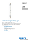 Philips EcoHalo Linear lamps Halogen linear lamp 872790092223300
