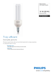 Philips Economy Stick energy saving bulb 871150046920510