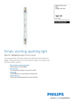 Philips EcoHalo Linear lamps Halogen linear lamp 872790093042900