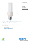 Philips Master Genie Stick energy saving bulb 872790090323200