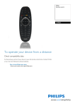 Philips Remote control CRP825