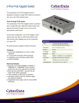 CyberData Systems 011187 network switch