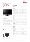 LG E2210PM LED display