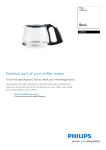 Philips Coffee jug CRP731
