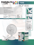 Ragalta RCF-600 fan