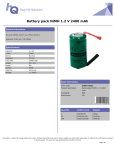 HQ NIMH-2400/1 rechargeable battery