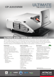 Hitachi CP-A302WNM data projector