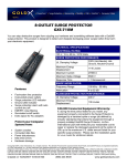 GoldX GXS-710M surge protector