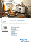 Philips Avance Collection Toaster HD2698/09