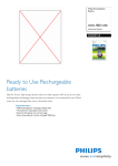Philips Rechargeables Battery R03B2RTU8