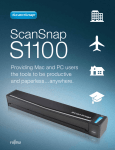 Fujitsu ScanSnap S1100 & Transport Case