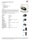 V7 Optical LED USB Mouse