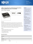 Tripp Lite USB 3.0 SuperSpeed to SatA External Hard Drive Docking Station for 2.5in or 3.5in HDD