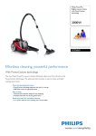 Philips PowerPro Bagless vacuum cleaner FC8760/81