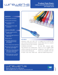 Wirewerks CAT-06AGY001 networking cable