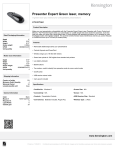 Kensington Presenter Expert. Green laser, cursor control and memory