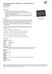 V7 Replacement Battery for selected Asus Notebooks