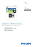 Philips Micro SD cards FM08MA45B