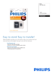 Philips Micro SD cards FM04MA45B