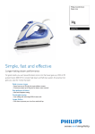 Philips ComfortCare Steam iron GC2710