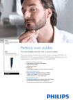 Philips Vacuum stubble and beard trimmer QT4075