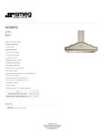 Smeg KC90PO cooker hood