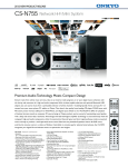 ONKYO CS-N755-BB home audio set