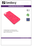 Sandberg Bling Cover iPh5/5S Pink roses