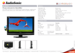 AudioSonic LC-227092 LCD TV