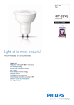 Philips LEDTWIST4B1 LED lamp