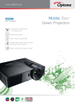 Optoma ES556 data projector