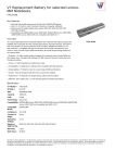 V7 Replacement Battery for selected Lenovo-IBM Notebooks