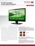 Viewsonic LED LCD VA2406m-LED
