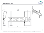 Dataflex 54.362 flat panel wall mount