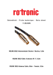 ROLINE GOLD Antenna Cable, Male - Female 5.0m