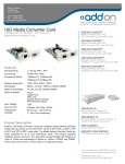 Add-On Computer Peripherals (ACP) ADD-MCC10GRJSFP network media converter