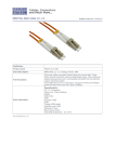 Cables Direct 3.0m LC-LC 50/125 MMD OM2