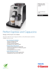 Saeco Intelia Super-automatic espresso machine HD8753/88