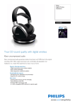 Philips Digital Wireless Headphone SHD9000