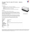 V7 Laser Toner for select HP printer - replaces C8061X