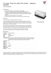 V7 Laser Toner for select HP printer - replaces Q5942X